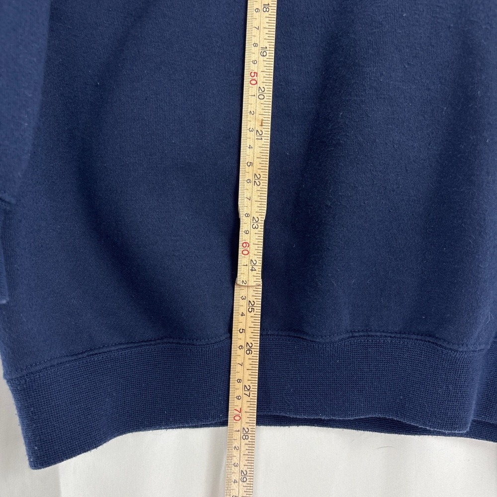 Hunt Club Sweatshirt Woman 1X Navy Blue Snowflake Hearts Fair Isle Crew Neck - Picture 14 of 14